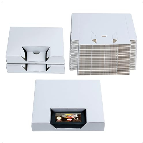 ASTONEY 10 x Inneneinlage für GBA-Spielkartusche, Karton-Ersatz für GBA-Spielkartusche, US-Version, Inneneinlage, Ersatz-Kartoneinsatz für US-Version, GBA-Spielkartusche