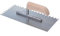 Aqbau® Zahnglättekelle 8x8 mm mit Holzgriff Glättekelle gezahnt Zahnkelle Fliesenkelle Gezahnte Rostfrei Traufel mit Zahnung 270 x 130 mm zum Verlegen von Fliesen