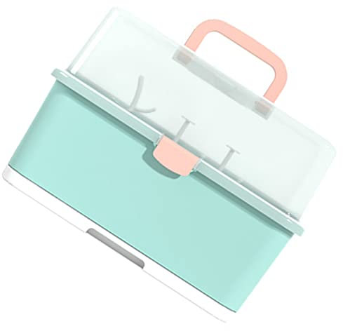 Hoement Organizador De Biberones Antipolvo Estante Secador De Biberones Portátil para Bebés Caja De Almacenamiento para Utensilios De Comida Infantil Color Verde