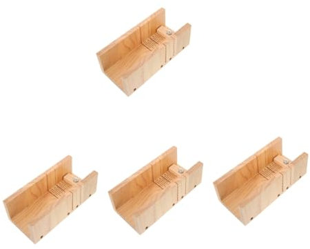 NUOBESTY 4stücke Holzseifenschneider Stabiler Seifenschneider Aus Holz Praktisches Werkzeug Für Präzises Seifenschneiden Für -seifenherstellung Und Kreative Projekte