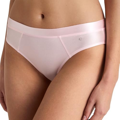 CALIDA Cate Slip Damen, mit Satin-Blende, besonders weich, femininer Look