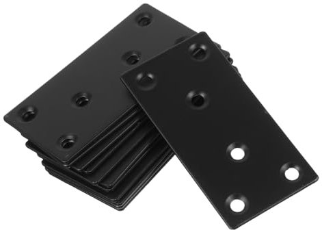 Gatuida 12stücke Edelstahl Eckwinkel Halterungen Stabile Flachplatten Für Möbelverbindungen Und Reparaturen Vielseitig Einsetzbar Für Holzprojekte