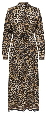 ONLY Damen Onlveda Border L/S Long Dress WVN
