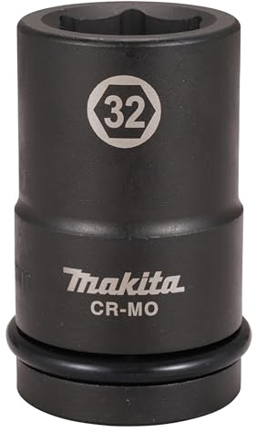 Makita E-24701 Impact Deep Socket 1 Inch Square Drive, 32 mm