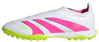adidas Mens League Laceless Astro Turf Football Boots White 10 UK