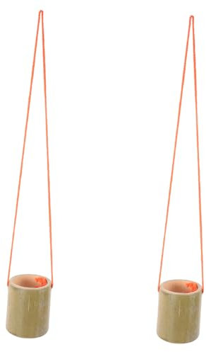 YARNOW 2stücke Interaktive Bambus Balance-stelzen Für Junge Mädchen Und Erwachsene Lernspielzeug Für Gleichgewichtstraining Innen Außeneinsatz Eltern-Junge Mädchen-stelzen Körperliche