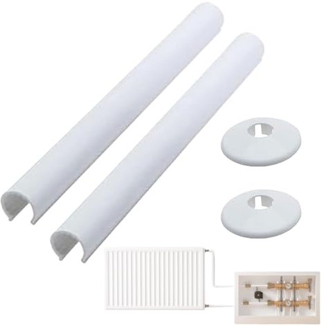 Radiator Pipe Covers - Long Lasting Water Pipe Covers, Reusable Guard Sleeves | Decoration and Protection Pipe Collars, Radiator Pipe Sleeve Covers for House, Kitchen, Rooms and Toilet,