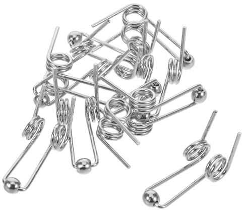 Vaguelly 10 Stück Metall Torsionsfedern für Lockenstab mit Hoher Hitzebeständigkeit und Verschleißfestigkeit Geeignet für Selbstgemacht und Professionelle Haarstyling Geräte