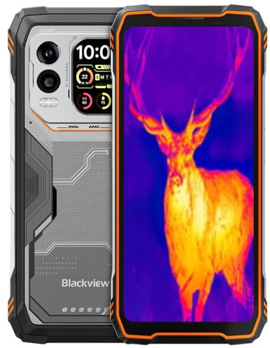 Blackview XPLORE 1 Pro | 6,78 120Hz | 36GB RAM + 256GB (2TB) | Arancia | Smartphone Rugged 5G | Android 15 | 64MP + 50MP + FLIR Termocamera | 20000mAh 55W | IP68/IP69K | NFC | Garanzia di 2 anni