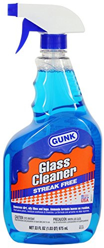 GUNK GC33 Glass Cleaner with Ammonia - 33 fl. oz., Blue