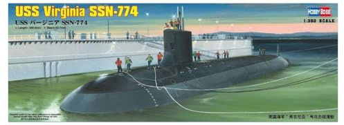 Hobby Boss 83513 Modellbausatz USS Virginia SSN-774, Mittel, Navy Blue