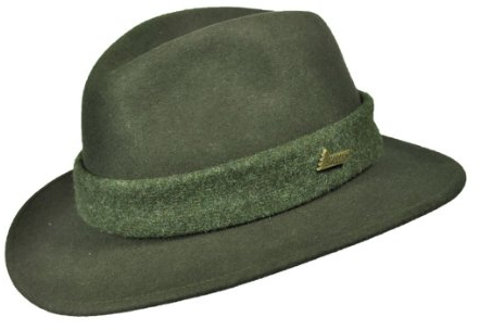 Jagd & Angelsport Schade Jagdhut mit Leuchtgarnitur Gr. 58, Grün, Wolle, Unisex-Erwachsene, Outdoor, Hut