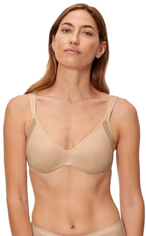 Playtex Bra Woman Expert in Silhouette Minimiser Bra x1, Skin, 40C