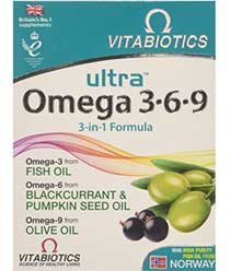 Vitabiotics Ultra Omega 3-6-9 3-in-1 Formula Capsules