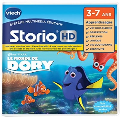 VTech – 274905 – Spiel für HD Storio – Die Welt von Dory (französische Version)