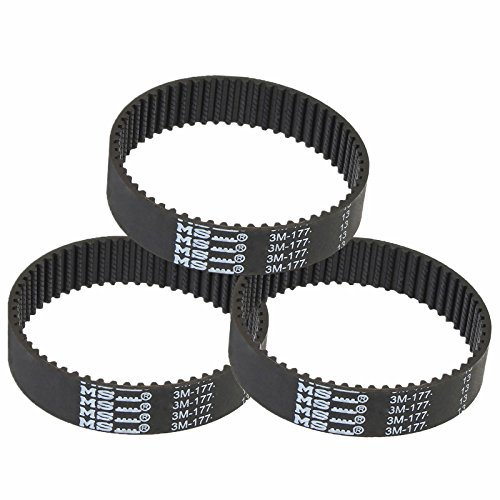 First4Spares Premium Toothed Planer Belts for Black+Decker BD713, BD715, 7696, Type 6 and Type 7 Planers - Pack of 3