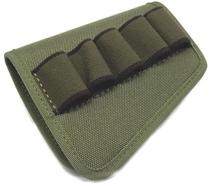 VERDE- U Porta colpi Vega da calcio 2G60 per fucile calibro 12