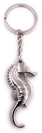 H-Customs Seahorse Hippocampe Natation Badge Porte-clés Pendentif