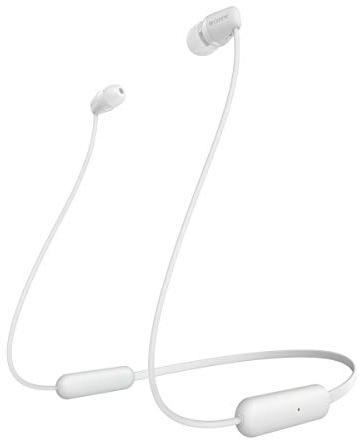 SONY WI-C200 Wireless Bluetooth Headphones - White