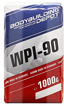 Bodybuilding Depot Whey Protein Isolat 1kg - Neutral | umweltfreundlich in Papier verpackt