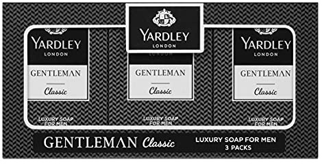 Yardley London Gentleman Classic Bar Soap Tripack, 90 g (Pack of 1)