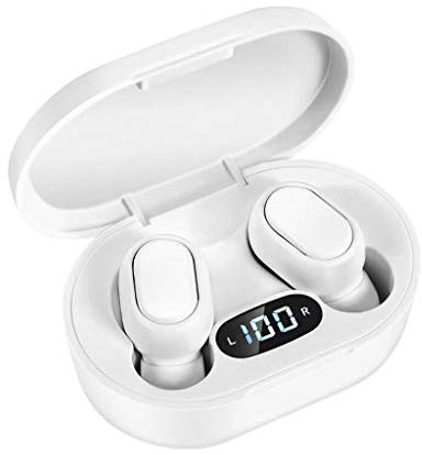 XIUNIA Auriculares inalámbricos A7S/E7S Tws, auriculares estéreo Bluetooth 5.0, 8 horas de tiempo de reproducción, adecuados para deportes diarios y correr