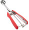 Mini Cookie Scoop - 2 Teaspoon/10 ML, Spring-Loaded, Red, 18/8 Stainless Steel, Comfortable Grip
