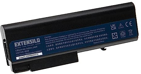 EXTENSILO Batterie Compatible avec HP Compaq 6500b, 6530b, 6535b, 6700b, 6730b, 6735b Ordinateur Portable (9000mAh, 11,1V, Li-ION)