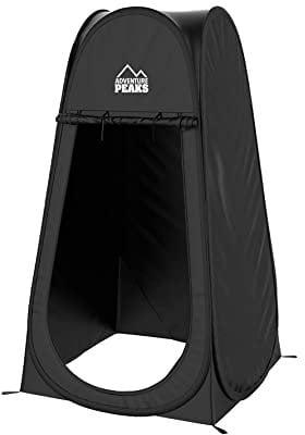 HMWD Portable Privacy Instant Pop-Up tent, Camping Toilet Tent, Pop Up Shower Privacy Tent for Outdoor Changing Dressing Bathing, Easy Set-up Removable Dressing Changing Tent - 120x120x190 cm