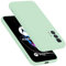 cadorabo Coque Compatible avec Motorola Edge 20 Pro/Edge S Pro, Étui Housse en Silicone- Coque pour Edge 20 Pro/Edge S Pro- Protection Antichoc, Anti-Empreintes - Mat Liquid Light Green
