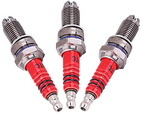 candela passo lungo 50 special candela passo lungo 50 special Candela 3 pezzi, elettrodo D8TC 3 per CG 125 150 CF250 quad scooter ATV adatto per candele per scooter