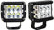 Willpower 2pcs LED Scheinwerfer Traktor 4'' 60W LED Arbeitsscheinwerfer 12V 24V Strob Doppelte Farbe LED Zusatzscheinwerfer IP67 Wasserdicht Rückfahrscheinwerfer für Offroad Auto ATV LKW Moto 4x4