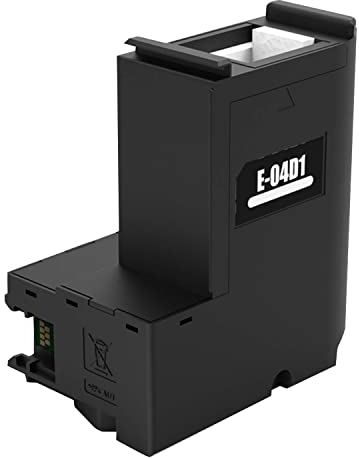T04D1 / T04D100 Wartungsbox Kompatibel für Epson ET-4850 ET-4856 ET-5150 ET-5170 ET-15000 ET-M1170 ET-M1180 ET-M2170 ET-M3170 ET-M3180 Drucker Wartungskasten C13T04D100 Resttintenbehälter, 1 Pack
