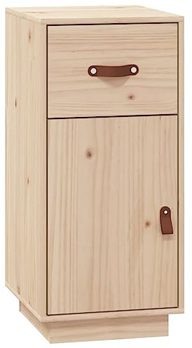 vidaXL Sideboard Schrank Anrichte Beistellschrank Kommode Mehrzweckschrank Standschrank Wohnzimmerschrank 34x40x75cm Massivholz Kiefer