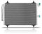 Frankberg 1 condensador de aire acondicionado compatible con Berlingo/Berlingo First MPV GFK GJK MF 1.1L-2.0L 2002-2011 Xsara N1 1999-2005 Partner Combispace 5G 1996-2015