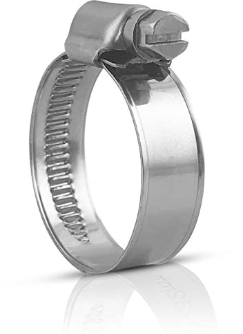 Schlauchschellen Edelstahl 20-32 MM | 9 MM Band | [Extra Stark] 50 Stk in Qualität W4 – Für Garten, Waschmaschine, Pool, KFZ - Schlauchklemmen, Schlauchschellen Set, Schellen, Klemmschelle