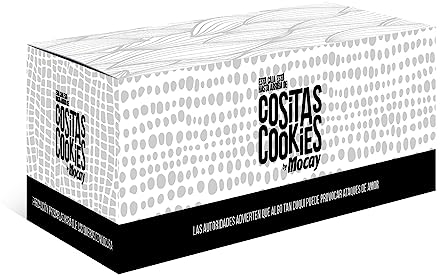 Mocay - Caja de Galletas Artesanas. 220 Cookies de sabores variados: naranja con chocolate, manzana y avellana.