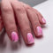 Agasar 24pcs Short Square False Nails Pink Ombre Stick on Nails Silver Wave Press on Nails Removable Glue-on Nails Fake Nails Acrylic Full Cover Nails Women Girls Nail Art Accessories, Variety Pack