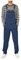 Arbeitshose Latzhose Herren, Jeans Jumpsuit Herren Denim Arbeitshosen Männer Overall Streetwear Mit Viele Taschen Arbeitslatzhose Kurz Blau Hosen Cord Schnittschutzhose Pants (3XL, Dark Blue)
