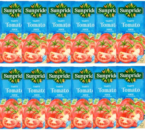 12 x Sunnpride Tasty Tomato Juice from Concentrate 1 Litre - Tomato juice from concentrate.