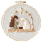 Pessrrtewg Weihnachtskrippen-Stickset, Kreuzstich-Set, Weihnachtskrippen-Stickset, christliches Stickset, Krippen-Stickset, DIY-Stickset für Dekoration, Zuhause, Zimmer, Anfänger