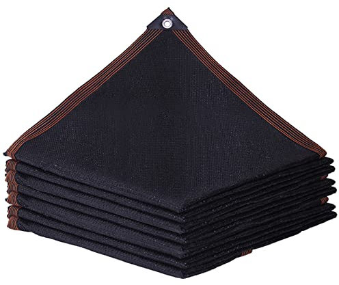Telo Ombreggiante Con Occhielli 95% Sunblock, Rete Ombreggiante Nera Resistente Ai Raggi UV, Copertura Ombreggiante Per Serra 3x4 M, Per Giardino, Pergolato, Piante Da Patio, Serra, Pollaio, Esterno(4