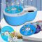 Kids Gramophone with 84 Cards, Toddler Record Player for Age 3-6, Kids Toy Record Player, Children's Interactive Educational Storytelling Toys Music Player for Boys Girls