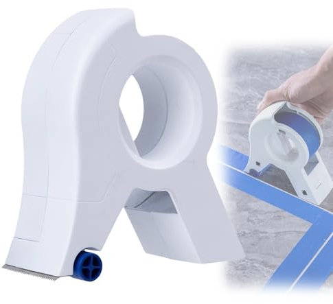 STFALI Masking Master Applicateur de ruban adhésif pré-monté Convient pour moulures, sols, fenêtres et cadres de porte