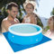 Tapis de sol pour piscine, tapis de sol rectangulaire pour piscine, 2 x 2 mètres, tapis de sol de piscine carré imperméable, protection de sol pliable