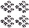 LOLPALONE 32 uds. Metal Antigolpes Pies Pad Soportes para Altavoces Lectores CD Tocadiscos Amplificador Grabador Pies Pad