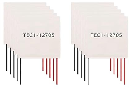 Jooehyer 10Pcs Elements Peltier DIY Cooler Peltier Elemente Board TEC1-12706 12705 TEC 12V 5A
