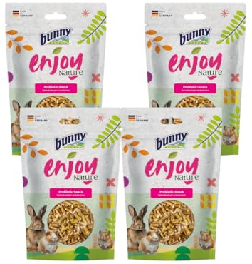 EnjoyNature Topinamburstängel | Prebiotic-Snack für Kleintiere | 4 x 35 g | Bunny | Ergänzungsfuttermittel | Zur Ergänzung der täglichen Fütterung | Ballaststoffreich | 4er Pack