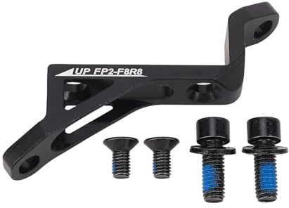 Mtlavishness Scheibenbremsen-Adapter 180 mm Aluminiumlegierung Post-Mount-zu-Flat-Mount-Konverter für Rennrad-Bremssattel am Mountainbike-Rahmen leichte CNC-gefräste Halterung kompatibel mit 180-