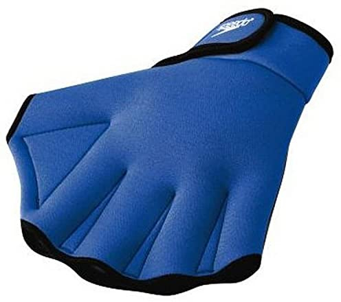 Speedo Unisex-Handschuhe für Erwachsene, Schwimmtraining, Fitness, Wasserhandschuhe, Königsblau, Größe M